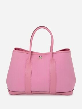 Hermes 2009 Pink Toile Officier Vache Country Garden Party 30 TPM